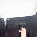 J.Crew  Womens Beachy‎ Linen Blend Cropped Wide Leg Belted Jumpsuit Size 4 Black Photo 6