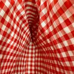 Hand Made In Haiti Happy Mushroom Needlepoint Tote Quirky Cute Red Checkered Photo 8