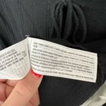 Abercrombie & Fitch Long Sleeve Oversized Tie-Front Gauzy Shirt Photo 5