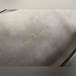 Stuart Weitzman Laela Shoulder Crossbody Handbag Suede Light Blue Photo 5