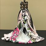 Ed Hardy  | Extra Large Iconic Skull & Roses Scarf Photo 0