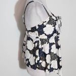 Beachsissi  Black and Gold Floral Print Tankini Swimsuit NWT Size Large Photo 4