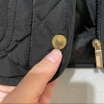 Adrienne Vittadini  Black Quilted Puffer Vest Button Down Jacket Womens S Fall Photo 1