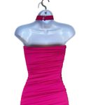 superdown  Mallory High Neck Dress Hot Pink Size XXS Bodycon Sexy Revolve Event Photo 7