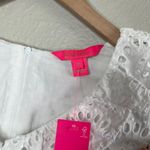 Lilly Pulitzer  Roca Resort White Eyelet Lace Long Sleeve Cropped Top 0 Photo 9