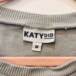 KatyDid  DOG MOM CORDED CREW SWEATSHIRT gray  sz Medium Photo 2