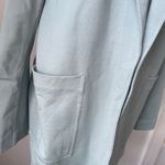 Athleta  Soft Blue Blazer Size 10 Eastbound Open Jacket Relaxed Fit Photo 4