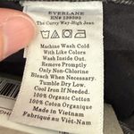 Everlane NWT Sz 28 The Curvy Way High Straight Jean Washed Black Organic Cotton Photo 7