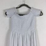 Show Me Your Mumu Dolly Smocked White Mini Dress Medium Photo 3