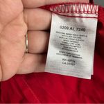 Columbia Red button down shirt 3/4 sleeves women’s size XL 100% cotton Photo 5