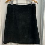 Vintage 100% Suede CO & EDDY Women’s Black knee length Skirt, Size 8 Photo 0