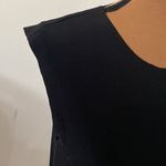 Norma Kamali black sleeveless long swing dress with gathered hemline maxi sz XS Photo 7