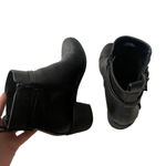 Andiamo Women's Size 9.5 Aniles Faux Leather Ankle Moto Black Booties Boots Photo 7