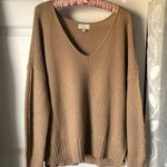 Lucky Brand V-Neck Pullover Knit Sweater Size S/P cotton blend Photo 0