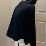 Tommy Hilfiger Women’s Black Fleece Zip Up Hooded Jacket Thumb Holes NWT Sz M Photo 3