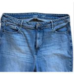 Old Navy Womens Higher High Waisted Stonewash Blue Jeans in Clover - Sz 16 Photo 3