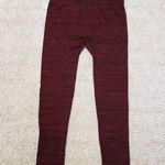 Falls Creek Womens S/M Space Dyed Leggings Red/Blk Photo 3