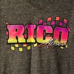 RICO ABREN SIGNED Sprint Car racer Women's Gray Racing Graphic Tee Size L Photo 4