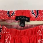 Talbots  Off Shoulder Red Paisley Bandana Print Blouse Size Medium Photo 1