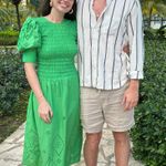 Ganni Smocked Midi Dress Photo 1