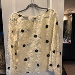 fab'rik Cream & black flowers Shirt Photo 3