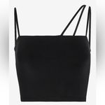 EXPRESS Body Contour Compression Square Neck Strappy Cropped Cami Photo 2