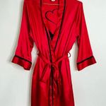Linea Donatella  Robe/Chemise Set Crimson Red Size Medium Polyester Photo 1