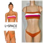 l*space New. L* Rebel stripe bikini set. L/M. Retails $178 Photo 1