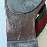 Gucci  Kika Interlocking GG Web Stripe Flat Thong Sandals Red Green Size EU 38 Photo 7