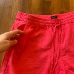 J. Crew Shorts Medium Pink High Waist Casual Linen Blend Preppy Pockets Summer Photo 4