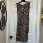 Rebecca Taylor Sleeveless Leopard Midi Dress Photo 6