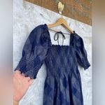 Hill House Home Athena Nap Dress Navy Glitter size small Blue Photo 2