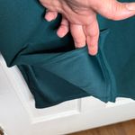 Lulus Paulina Forest Green Bodycon Midi Dress New with Tag W1942 Sz M Photo 9