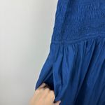 Madewell  The Melody Scoopback Smocked Midi Dress Blue Moon A Line XL NWT Photo 12