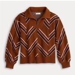 Nine West  Stylish Brown and Pink Women's Sweater Photo 3