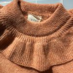 Doen Azaria Alpaca Blend Coral Sweater Womens XS Salmon Pink Orange NWT Photo 10