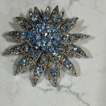 Beautiful Sparkly Brooch Excellent Condition Blue Photo 0