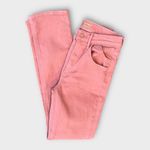 Mother Stash Mid Rise Dazzler Ankle Jean In Desert Sand Size 26 Pink Photo 5