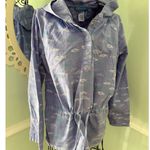 Fresh Produce  Women's Size Small Purple Tiny Fish Broadcloth Andorak Top Jacket Photo 0