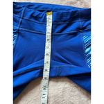 Athleta Blue Turquoise Womens Sz 2XS Drawstring Waist Zip Pocket Leggings‎ Pant Photo 8