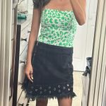 ZARA green leopard printed women cami top bodysuit/S Photo 0