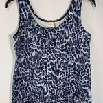 Chico's  Navy Leopard Tank Top Photo 0