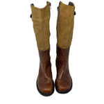 Matisse‎ Suede and Leather Tan Cognac Brown Tall Riding Boots Size 7.5 Photo 1