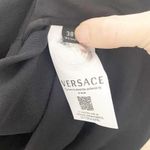 Versace  Black Paneled Wrap Skirt Dress size 38 Photo 8