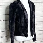 Marciano Vintage Black Crushed Velvet Blazer Jacket Size 0 XS Photo 2