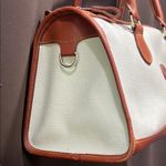 Coldwater Canyon Chic Cream and Tan Genuine Leather Satchel Photo 3