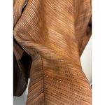 Lane Bryant Genuine Leather Jacket Textured Zip Front Women’s 14/16 Pockets Photo 6