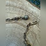 Vintage gold chain link diamanté choker necklace Photo 6