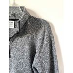 Victoria's Secret  Pink Oversized Fleece Quarter Zip Pullover Jacket Black Small Photo 2