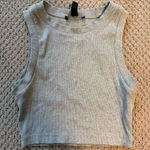 Forever 21  Grey High Neck Crop Top Photo 0